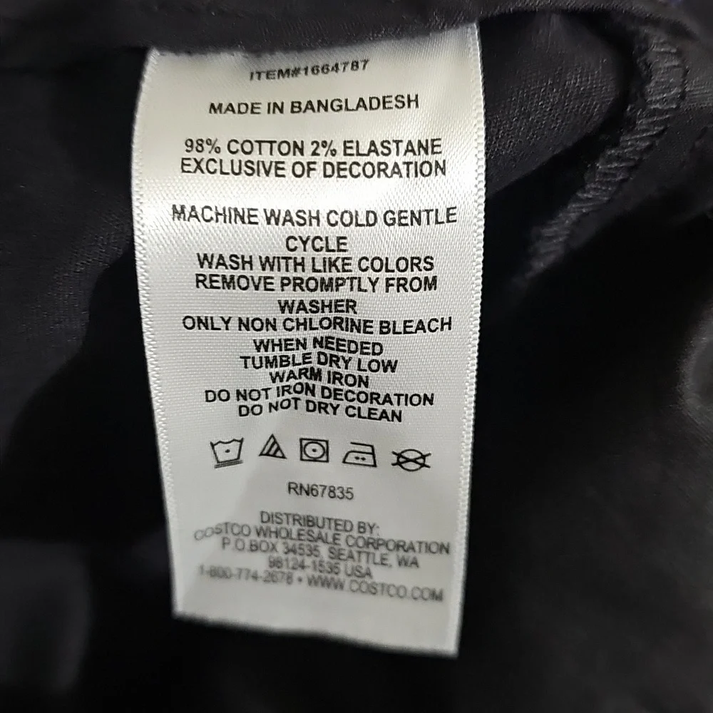 Nautica Womens Mid-Rise Cotton Shorts, Summer Black Inseam 5Size 6 Waist 15